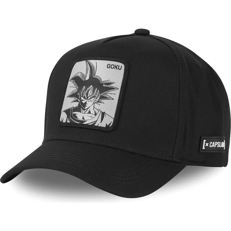 kapa-zaobljena-crna-snapback-gokf-son-goku-dragon-ball-capslab kapa-zaobljena-crna-snapback-gokf-son-goku-dragon-ball-capslab