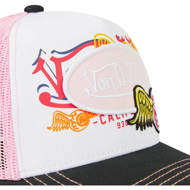 cap-zaobljena-pink-snapback-von-dutch
