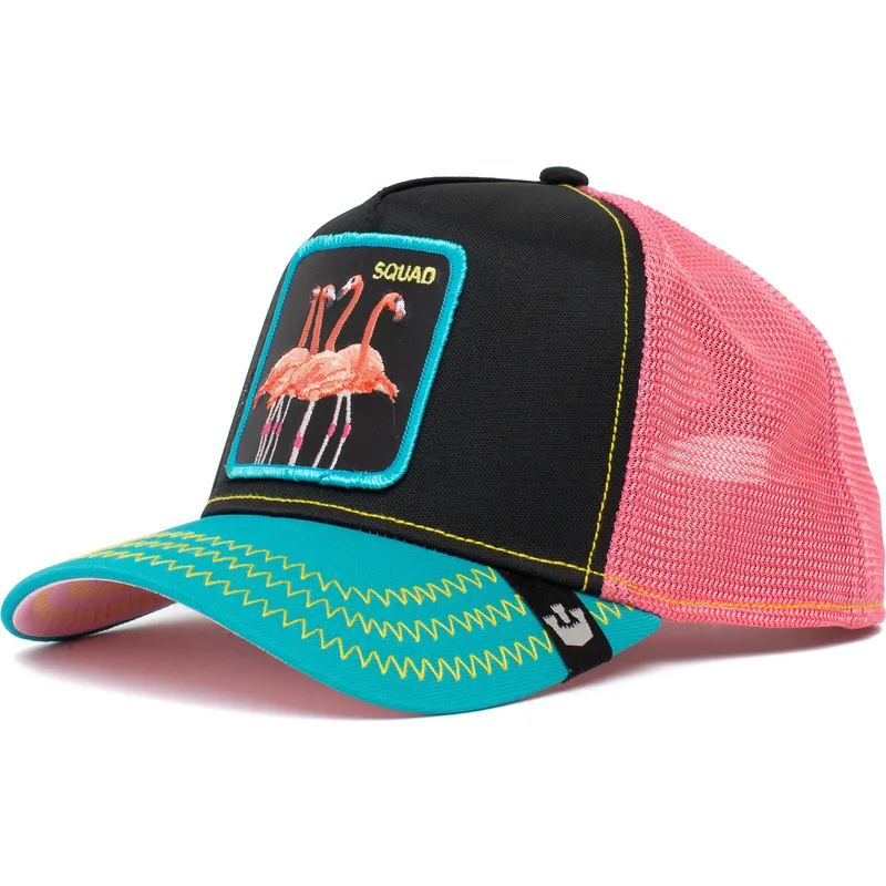 kapa-zaobljena-crna-snapback-rosa-squad-flamingoals-the-farm-goorin-bros