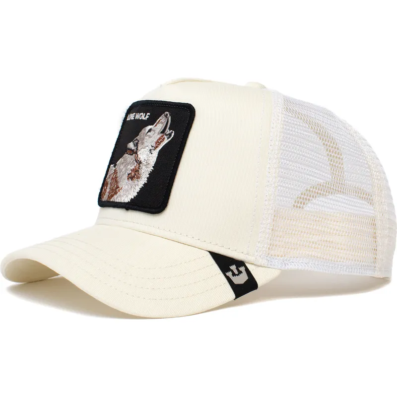 kapa-zaobljena-bijela-snapback-the-lone-wolf-solitario-the-farm-goorin-bros