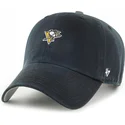 kapa-zaobljena-crna-podesiv-clean-up-base-runner-pittsburgh-penguins-nhl-47-brand