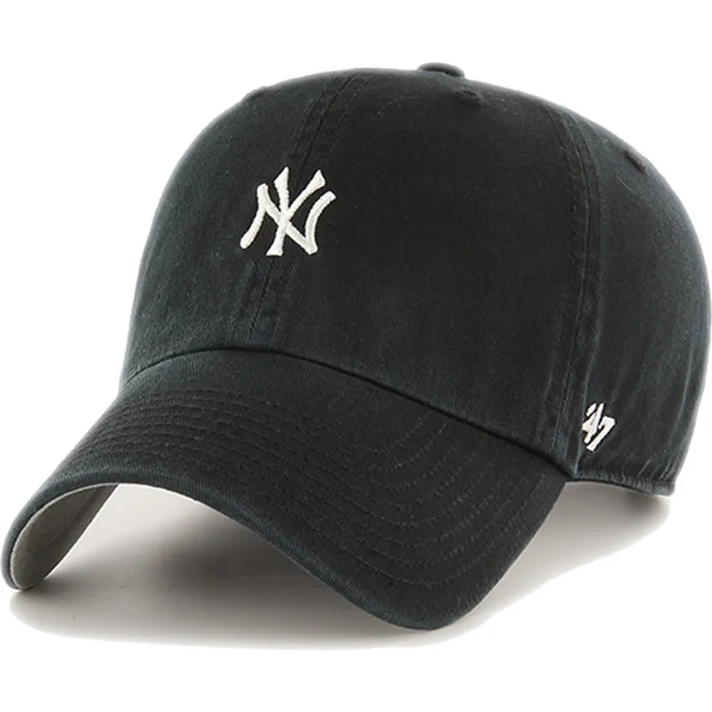 kapa-zaobljena-crna-podesiv-clean-up-base-runner-new-york-yankees-mlb-47-brand