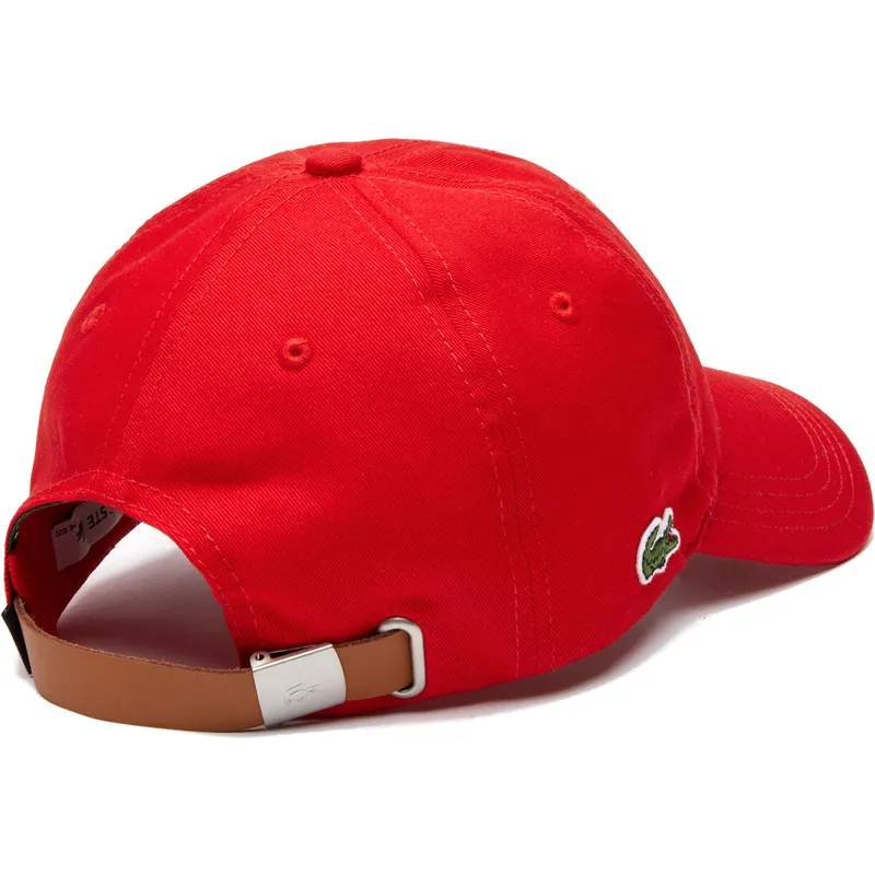 kapa-zaobljena-crvena-podesiv-contrast-strap-lacoste