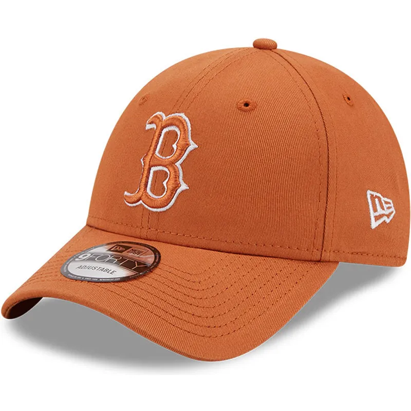 kapa-zaobljena-smeda-podesiv-9forty-league-essential-boston-red-sox-mlb-new-era