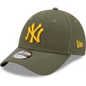 kapa-zaobljena-zelena-podesiv-9forty-league-essential-new-york-yankees-mlb-new-era