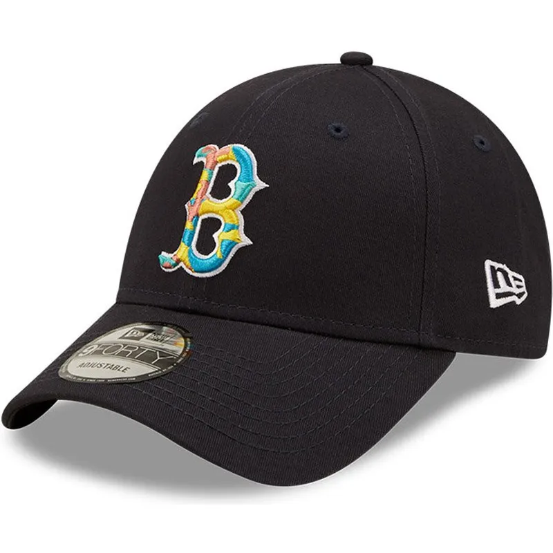 kapa-zaobljena-mornarsko-plava-podesiv-9forty-camo-infill-boston-red-sox-mlb-new-era