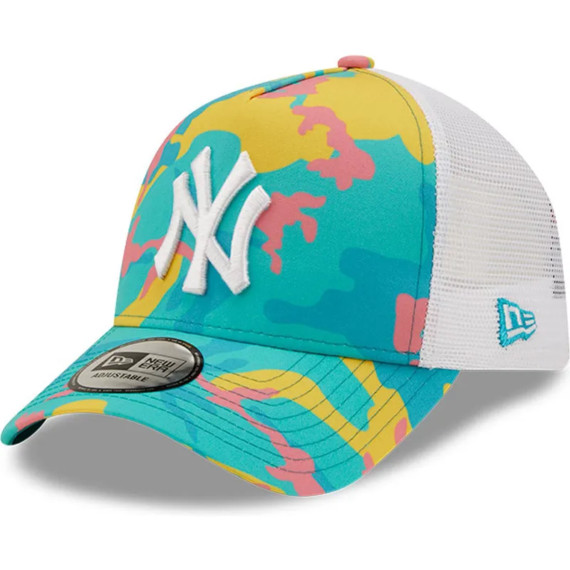 kapa-zaobljena-plava-snapback-a-frame-camo-pack-new-york-yankees-mlb-new-era