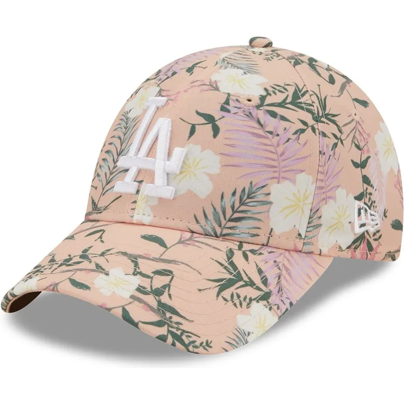 kapa-zaobljena-ruzicasta-podesiv-9forty-floral-los-angeles-dodgers-mlb-new-era