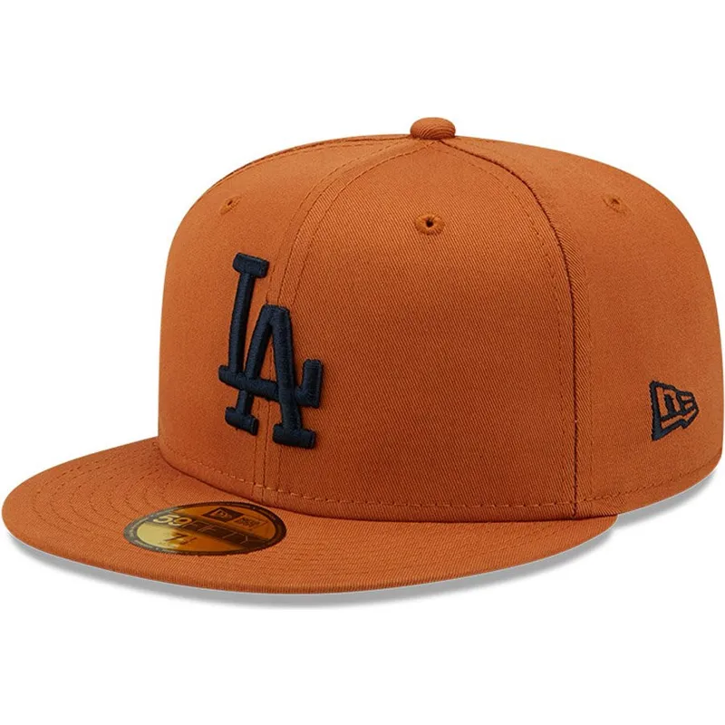 kapa-ravna-smeda-prilagodena-59fifty-league-essential-los-angeles-dodgers-mlb-new-era