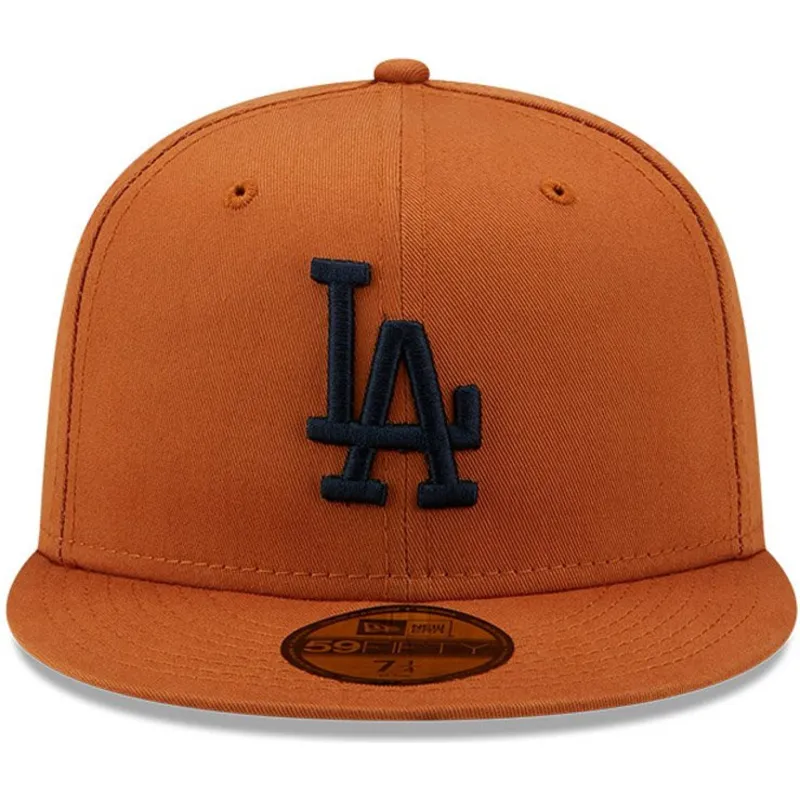 kapa-ravna-smeda-prilagodena-59fifty-league-essential-los-angeles-dodgers-mlb-new-era