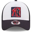 kapa-zaobljena-mornarsko-plava-snapback-a-frame-frame-team-patch-new-york-yankees-mlb-new-era