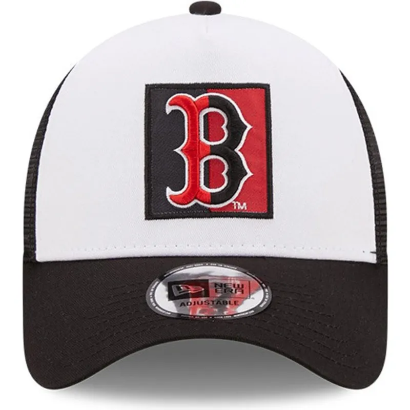 kapa-zaobljena-crna-snapback-a-frame-team-patch-boston-red-sox-mlb-new-era