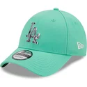 kapa-zaobljena-zelena-podesiv-9forty-infill-los-angeles-dodgers-mlb-new-era