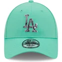 kapa-zaobljena-zelena-podesiv-9forty-infill-los-angeles-dodgers-mlb-new-era