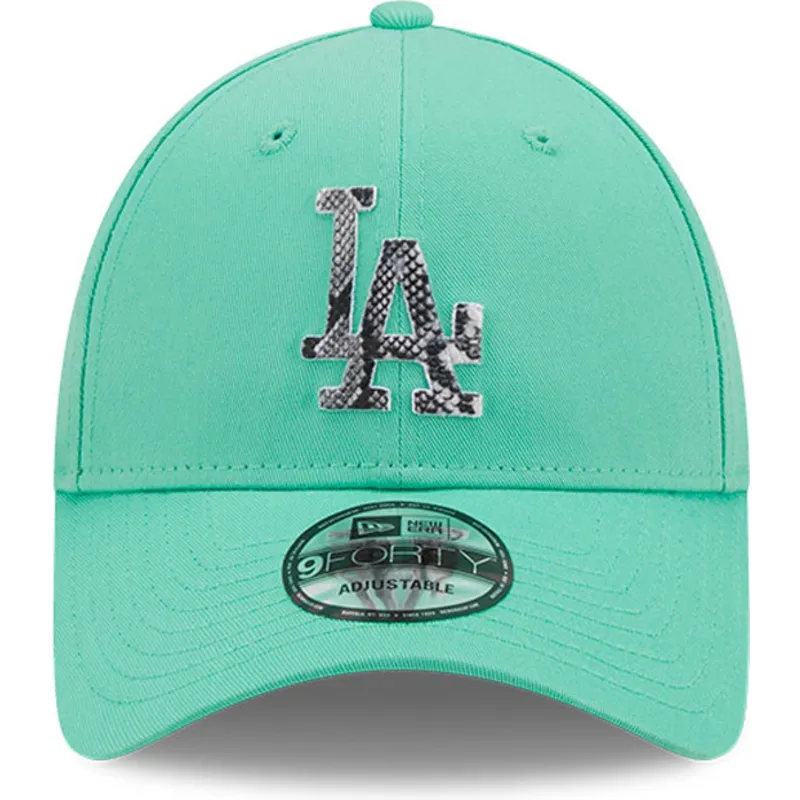 kapa-zaobljena-zelena-podesiv-9forty-infill-los-angeles-dodgers-mlb-new-era