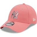 kapa-zaobljena-ruzicasta-podesiv-9forty-infill-new-york-yankees-mlb-new-era