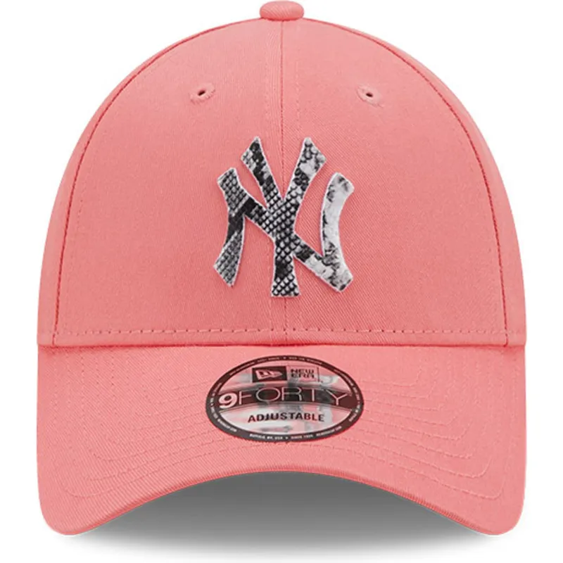 kapa-zaobljena-ruzicasta-podesiv-9forty-infill-new-york-yankees-mlb-new-era