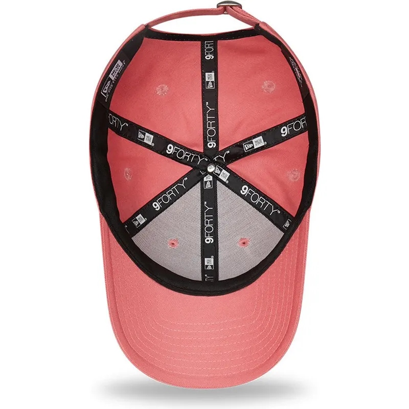 kapa-zaobljena-ruzicasta-podesiv-9forty-infill-new-york-yankees-mlb-new-era