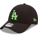 kapa-zaobljena-crna-podesiv-9forty-neon-pack-los-angeles-dodgers-mlb-new-era