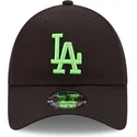 kapa-zaobljena-crna-podesiv-9forty-neon-pack-los-angeles-dodgers-mlb-new-era