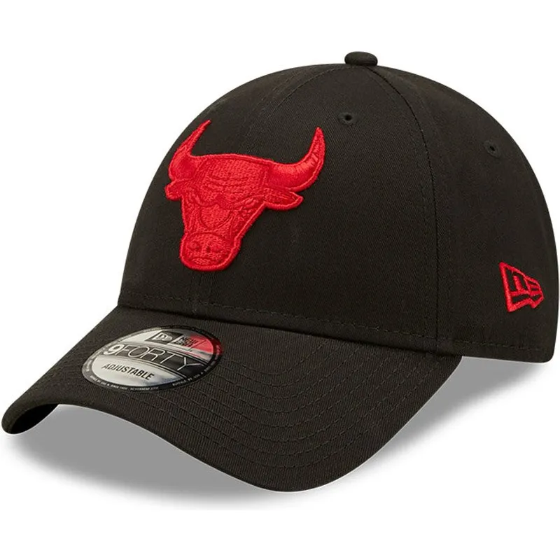 kapa-zaobljena-crna-podesiv-9forty-neon-pack-chicago-bulls-nba-new-era