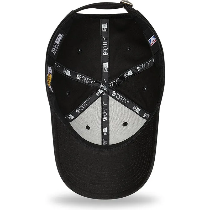 kapa-zaobljena-crna-podesiv-9forty-neon-pack-los-angeles-lakers-nba-new-era
