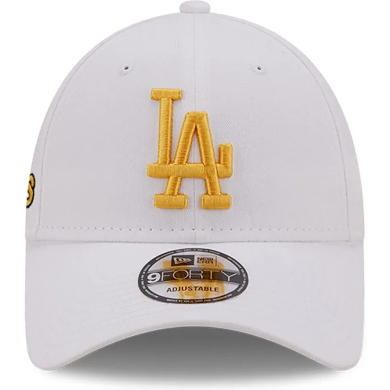 cap-zaobljena-white-adjustable-strap-dorado-9forty-stadium-food-los-angeles-dodgers-mlb-new-era