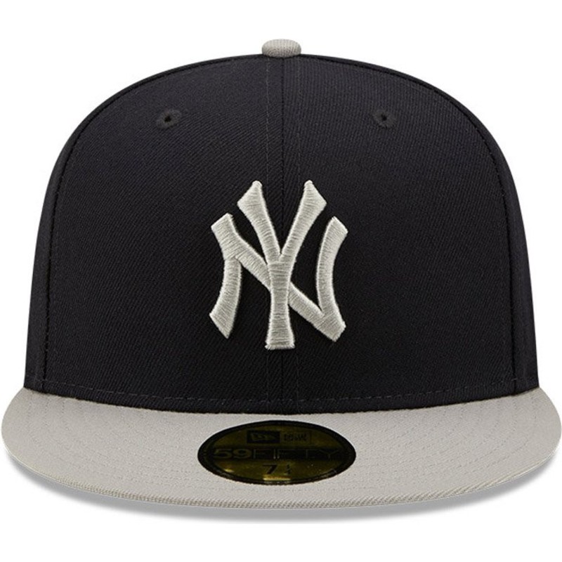 new-era-flat-brim-59fifty-side-patch-new-york-yankees-mlb-navy-blue-and-grey-fitted-cap