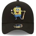 kapa-zaobljena-crna-snapback-a-frame-sporty-spongebob-new-era