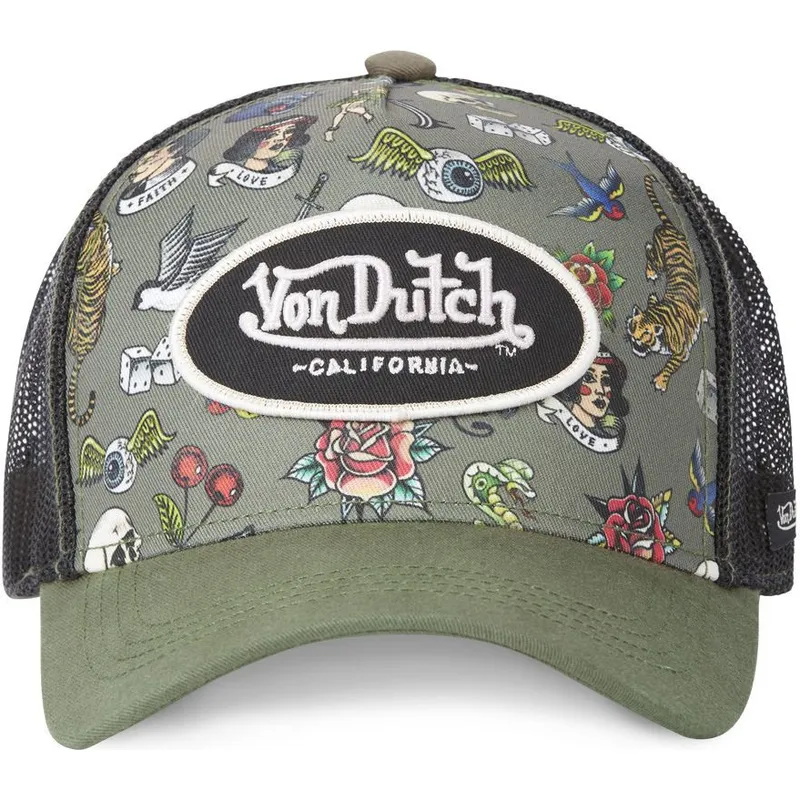 cap-zaobljena-green-snapback-von-dutch