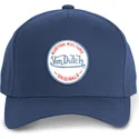 kapa-zaobljena-mornarsko-plava-snapback-kustom-kulture-col-mar1-von-dutch