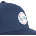 kapa-zaobljena-mornarsko-plava-snapback-kustom-kulture-col-mar1-von-dutch