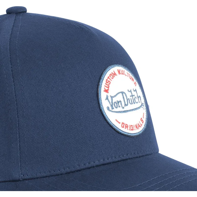 kapa-zaobljena-mornarsko-plava-snapback-kustom-kulture-col-mar1-von-dutch