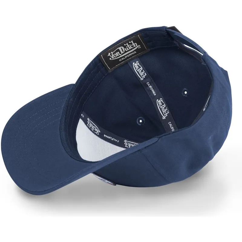 kapa-zaobljena-mornarsko-plava-snapback-kustom-kulture-col-mar1-von-dutch