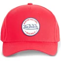 kapa-zaobljena-crvena-snapback-kustom-kulture-col-red1-von-dutch