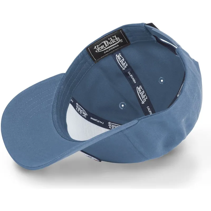 kapa-zaobljena-plava-snapback-kustom-kulture-col-ant-von-dutch