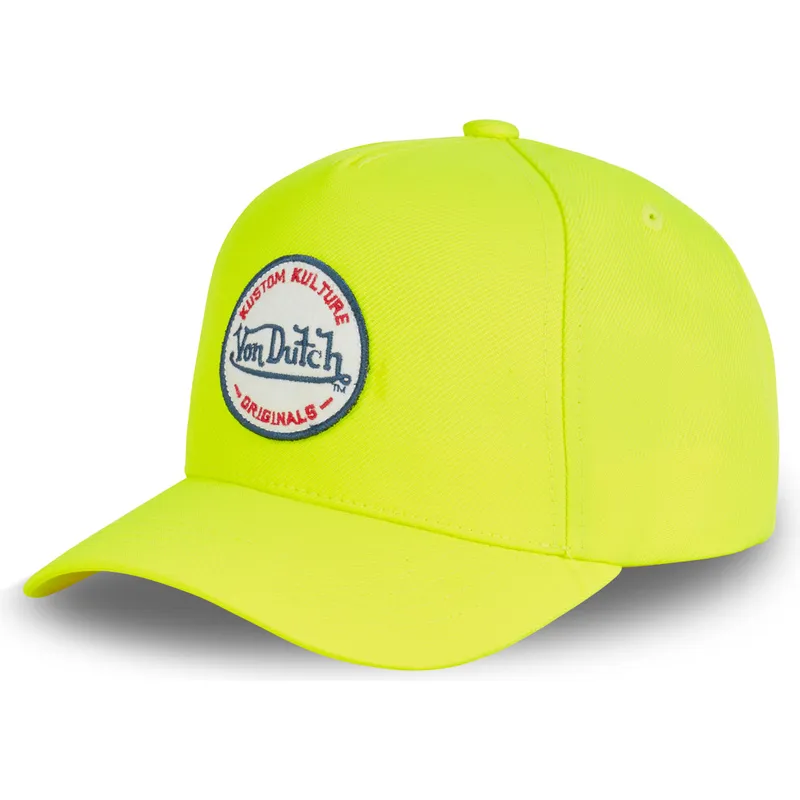 kapa-zaobljena-zuta-snapback-kustom-kulture-col-yel1-von-dutch kapa-zaobljena-zuta-snapback-kustom-kulture-col-yel1-von-dutch