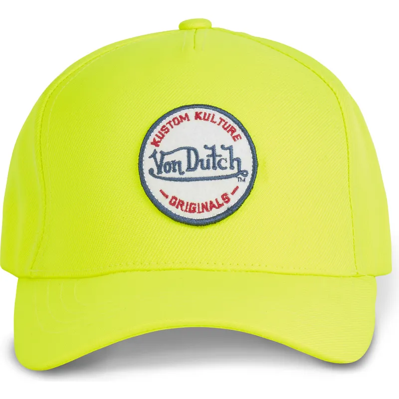 kapa-zaobljena-zuta-snapback-kustom-kulture-col-yel1-von-dutch kapa-zaobljena-zuta-snapback-kustom-kulture-col-yel1-von-dutch