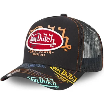 Kape zaobljena crna snapback BRA BLA2 Von Dutch