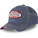 kapa-zaobljena-plava-podesiv-vaquero-moto-club-moto-von-dutch