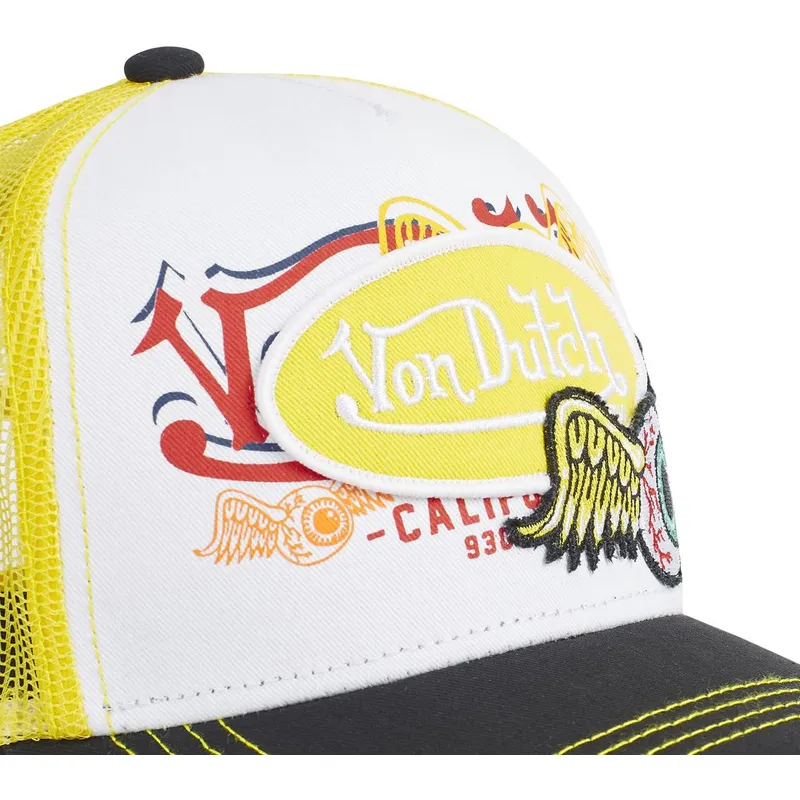 cap-zaobljena-yellow-snapback-von-dutch