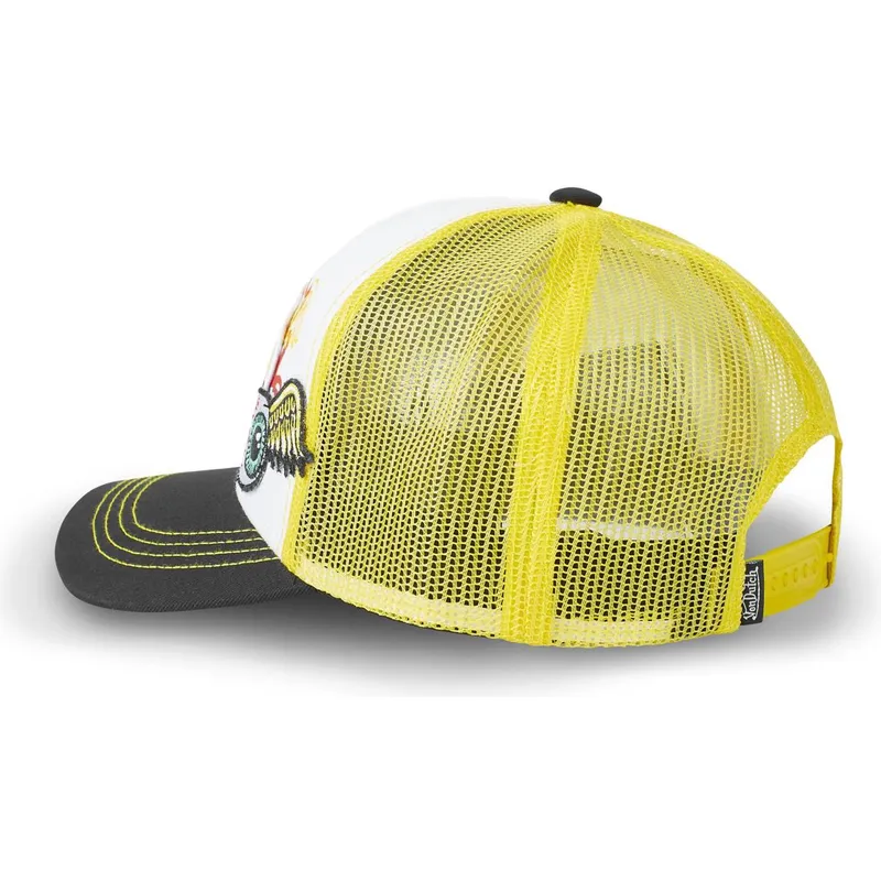 cap-zaobljena-yellow-snapback-von-dutch