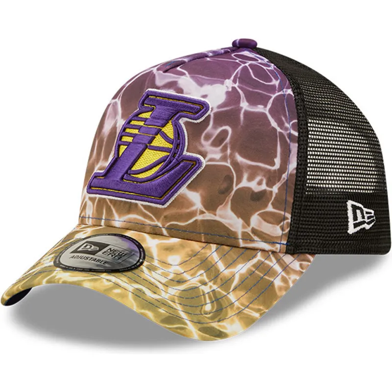 kapa-zaobljena-visebojno-snapback-a-frame-summer-city-los-angeles-lakers-nba-new-era
