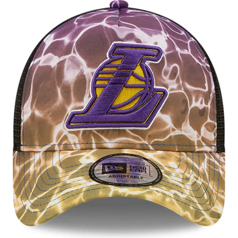 kapa-zaobljena-visebojno-snapback-a-frame-summer-city-los-angeles-lakers-nba-new-era