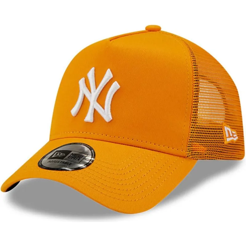 kapa-zaobljena-narancasta-snapback-a-frame-tonal-mesh-new-york-yankees-mlb-new-era