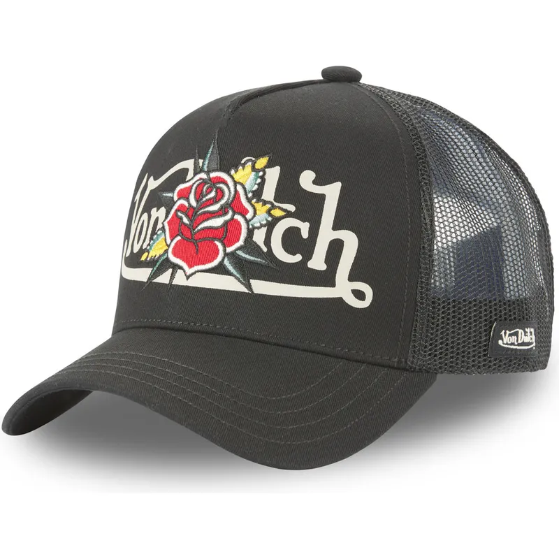 kapa-zaobljena-crna-snapback-flor-nr-von-dutch