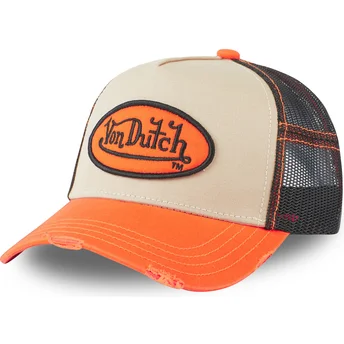 Cap zaobljena orange snapback Von Dutch