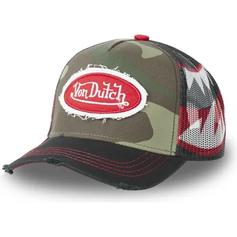 Cap zaobljena camouflage snapback Von Dutch