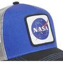 kape-zaobljena-plava-snapback-nas3-nasa-capslab