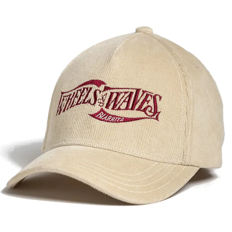 cap-zaobljena-beige-adjustable-strap-wheels-and-waves cap-zaobljena-beige-adjustable-strap-wheels-and-waves